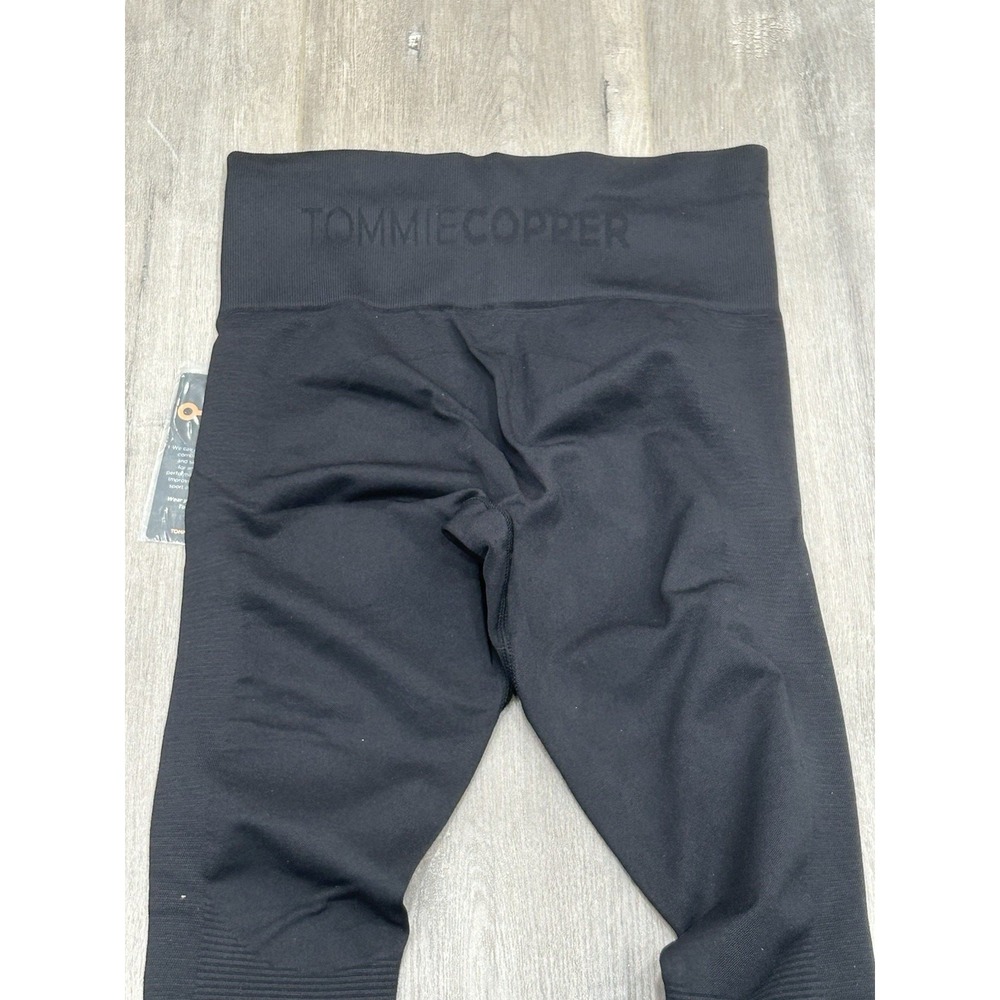 Tommie Copper Women's Seamless Compression Leggings Black Size L NWT - Picture 7 of 14